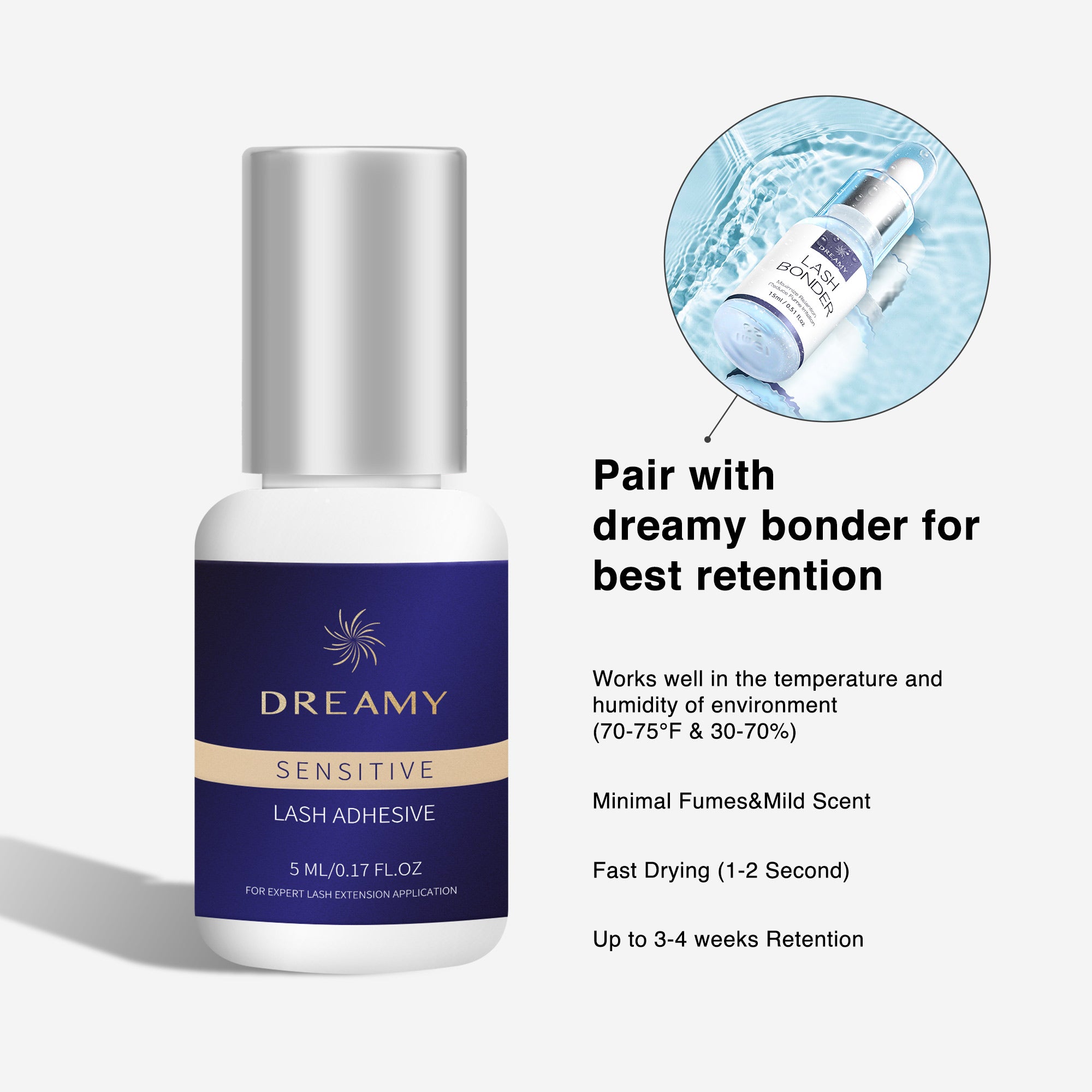 Sensitive Lash Adhesive