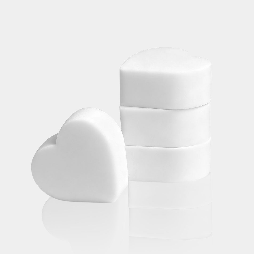 Heart-Shaped Lash Sponge Set