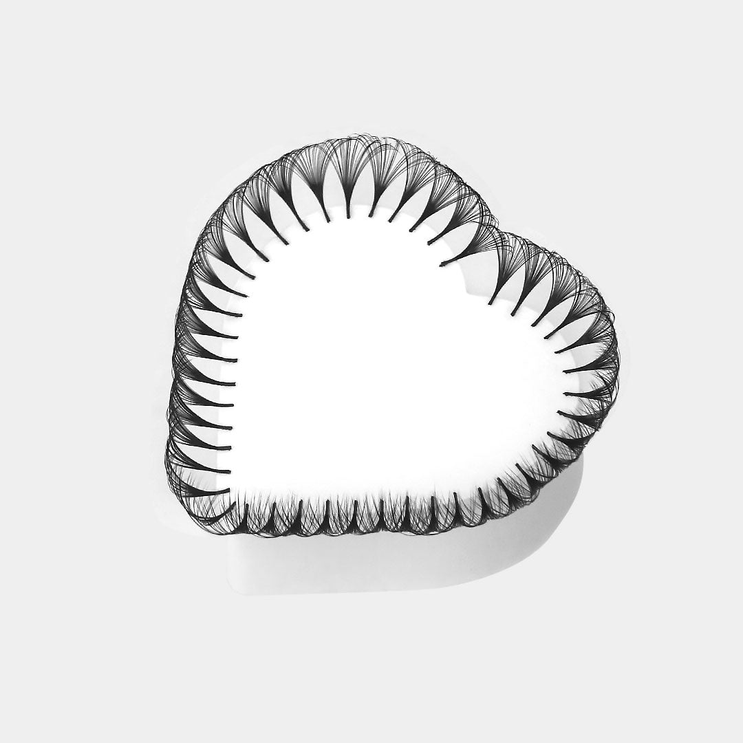 Heart-Shaped Lash Sponge Set